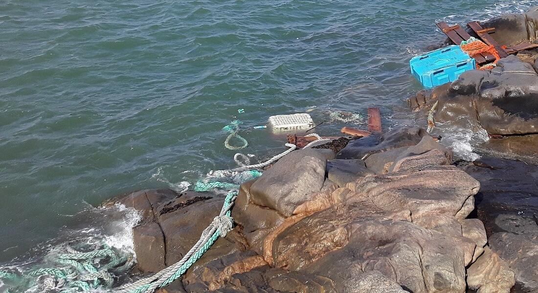 Degraded marine ecosystem. Photo: J Kemper